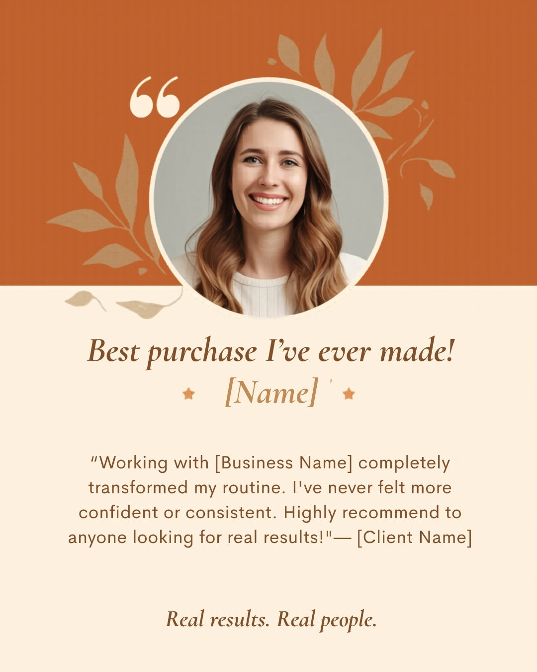 Customer Testimonial