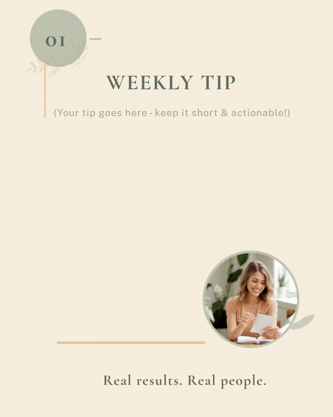 Weekly Tip/Advice