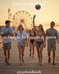 Friends, Sports and Moments Pack — 10 Canva Templates