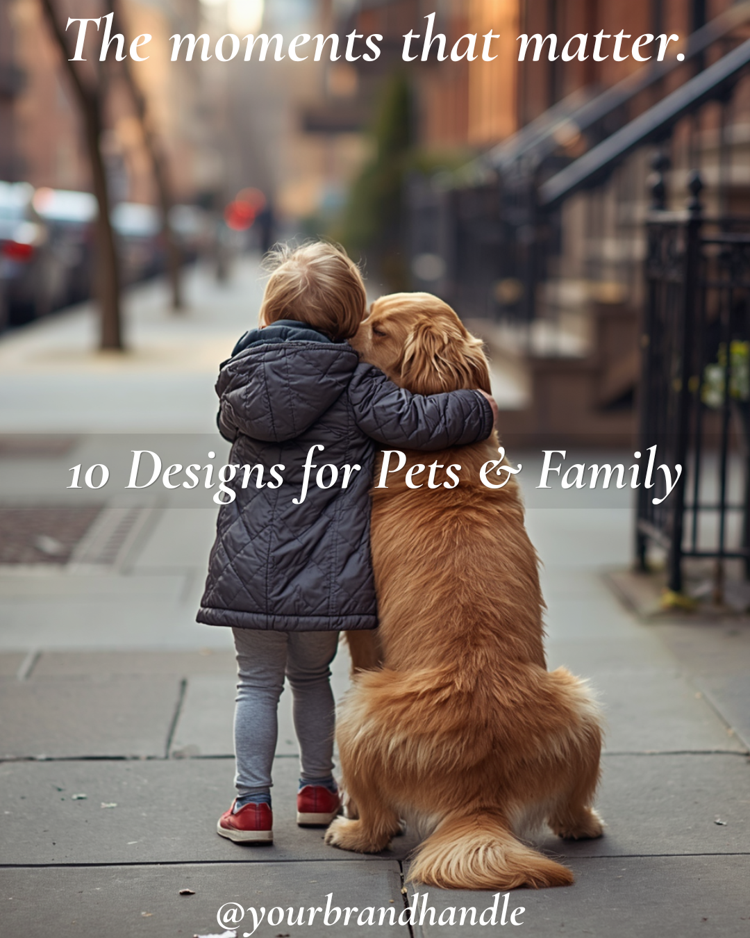 Pets and Family Pack — 10 Canva Templates